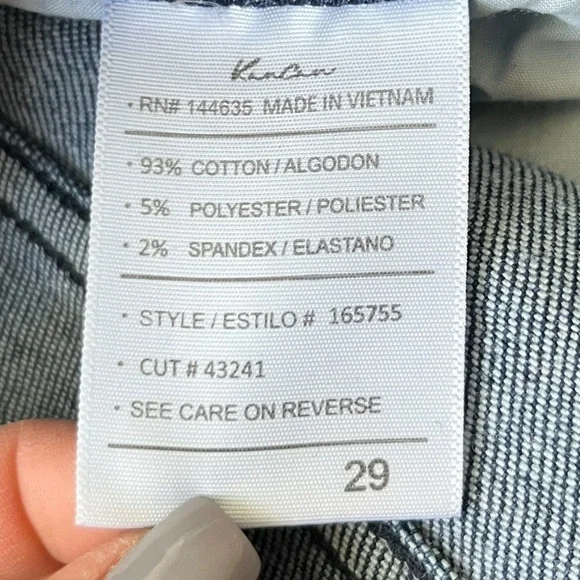 KanCan High Rise Distressed Wide Leg/Flare Jeans - Picture 7 of 7